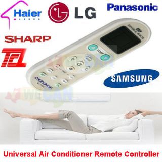 LG Fujitsu Universal Air Conditioner LCD Remote Control