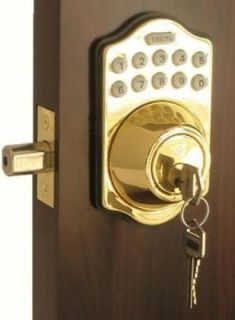 keyless entry door lock deadbolt