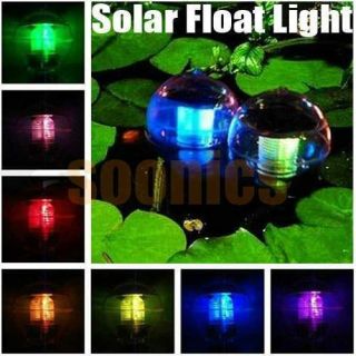   Power Waterproof Floating Pool Pond Lake Colorful LED Lights Lamp