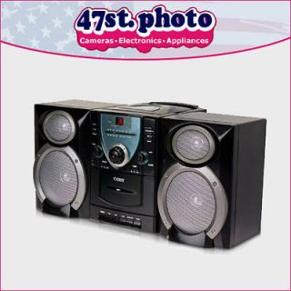 Coby CXCD400BLK Mini Hi Fi CD/Stereo Cassette Player/Recorde​r