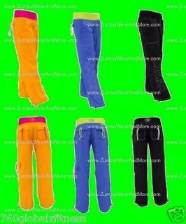 Zumba Logo Cargo Pants  NEW In 3 different colors