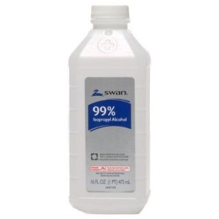 99% Isopropyl Rubbing Alcohol   16 oz (1 Pint)   2 PACK 32OZ TOTAL 