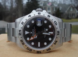 Rolex Explorer II 216570 *New Style* 42mm Black Dial 2011 WOW