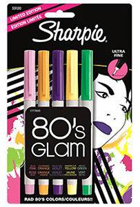 Sharpie 80s Glam Colors Ultra Fine Point Markers Pens