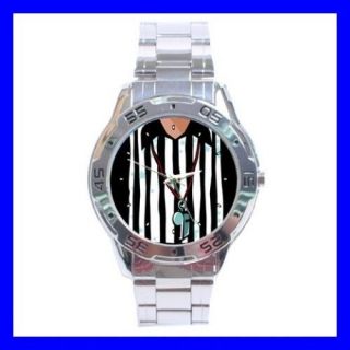 Stainless Steel Watch REFEREE Whistle Coach Sports Shirt Football 