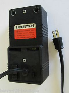 Farberware Rotisserie Motor, for models 444, 454 A, Good Condition 