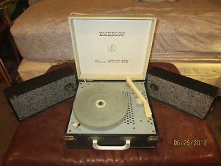 Vintage Emerson Stereo Music Box Record player Model 946 (Great Shape 