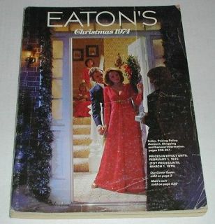 Eatons 1974 Christmas Catalogue/Cataloge T.Eaton Co. Canada