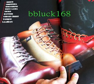 Japanese World Famous Classic Brand Boots Magazine Catalog Leather 