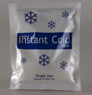 INSTANT COLD PACK FOR FIRST AID 50 ct ( 5.5 X 6.25 ) Great for 