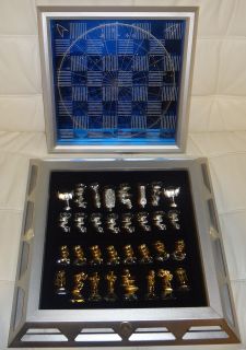 Franklin Mint Star Trek 25TH Anniversary Chess Set NEW CONDITION 