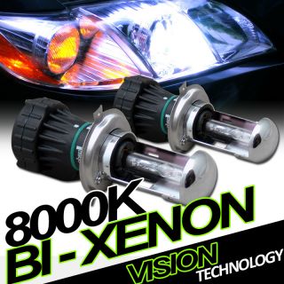   8000K BI XENON HID HEAD LIGHTS SLIM CONVERSION KIT H4 (Fits: Expo