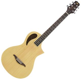 Peavey Composer Parlor Scale Natural Finish Acoustic Guitar with Gig 