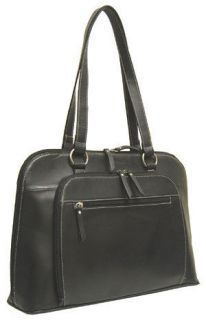 Franklin Covey 15.4 Leather Laptop Tote Womens Shoulder Briefcase 