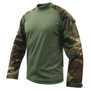 WOODLAND COMBAT SHIRT TRU SPEC PERFECT FOR AIRSOFT OR PAINTBALL