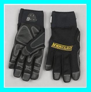 New IRONCLAD Cold Condition Insulated Work Gloves Water Res Black 