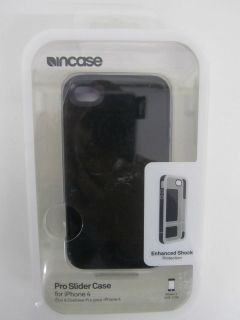 Incase Pro Slider Hard Cover Case for Apple iPhone 4 / 4S Black/Blue 