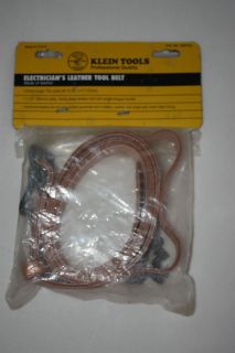 NEW   KLEIN TOOLS 5207XL   ELECTRICIANS LEATHER TOOL BELT   EXTRA 