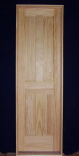 Radiata Clear Pine Pre Hung Interior Door   36 x 80