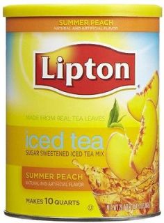 Lipton Summer Peach Iced Tea Mix 28.3 oz