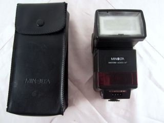 Konica Minolta Maxxum 4000 AF Electronic Flash with Case