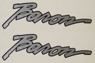 LUND BARON BOAT DECALS (Pair) decal