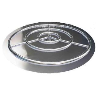 18 24 30 36 Stainless Steel Burner Pan with Burner Ring Fire Pit 