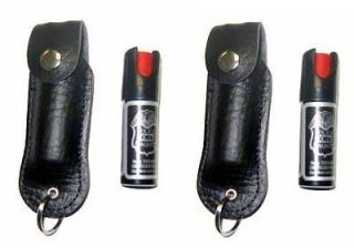 Police OC 17 Pepper Spray Keychains w/ case fits mace Self Defense