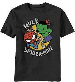 Marvel Kawaii Toy Hulk Marvel vs Spidey T Shirt