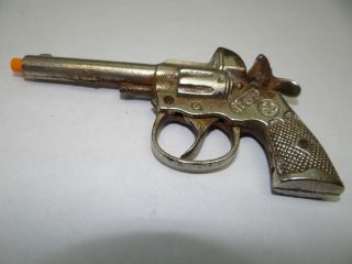 Antique Metal Cast Iron Done Teddy Sheriff No. 2 Kids Toy Cap Gun 