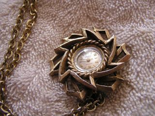 Vintage Lanco Pendant Watch 17 Jewels Incabloc Swiss Made