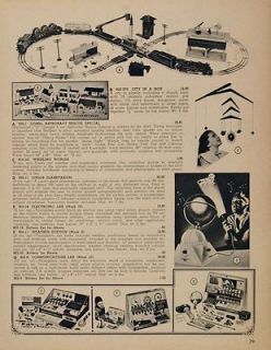   Toy Lionel Astronaut Rescue Train Planetarium   ORIGINAL ADVERTISING