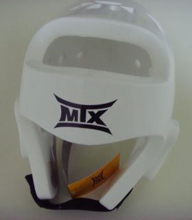 MOOTO MTX TAEKWONDO SPARRING WHITE HEAD GEAR