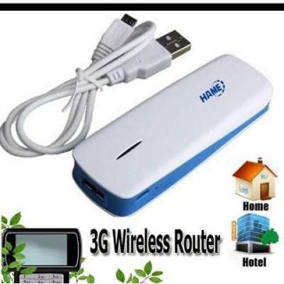 MiFi WiFi USB 3G Mobile Wireless Hotspot Router 1800mAh Power 5 in 1 