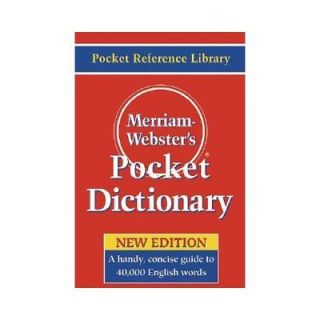 NEW Merriam websters Pocket Dictionary   Not Available