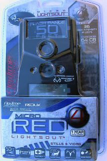 Wildgame Innovations Micro Red 4 Lightsout 4 MP Black Flash Trail 