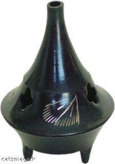 Newly listed Mini Black Brass Cone Burner!