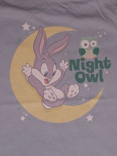 Bugs Bunny Night Owl Once Piece Infant Snap Suit (Size 18 Months 
