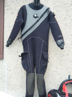 pinnacle black ice neoprene dry suit