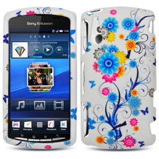   Butterfly Hard Snap On Cover Case for Sony Ericsson Xperia Play R800