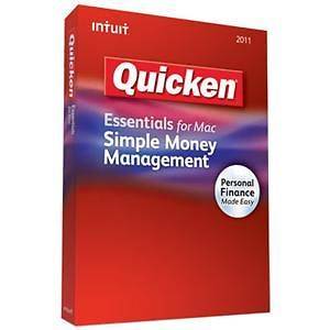 Intuit Quicken Essentials for Mac Brand New Open box