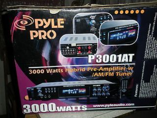 pyle pro 3000 watt Hybrid pre AMP W am/fm TUNER wREMOTE CONTROL