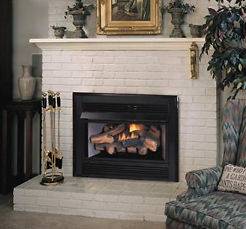Vent Free Gas Fireplace Insert Ventless Propane or Natural Gas 