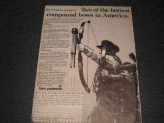 1980 Ben Pearson Archery Compound Bows Bow Ad