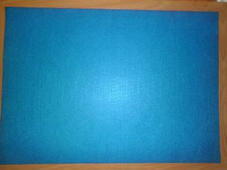 Large 17 x 23 Aqua Blue Felt Board/Reverse Side Dry Erase & Magnetic!
