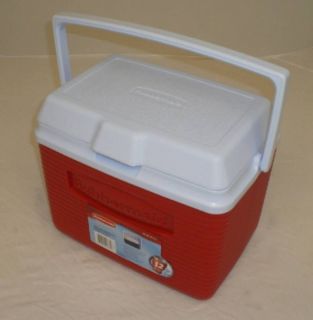 RUBBERMAID 2A11 04 10 QUART VICTORY COOLER MODERN RED NEW