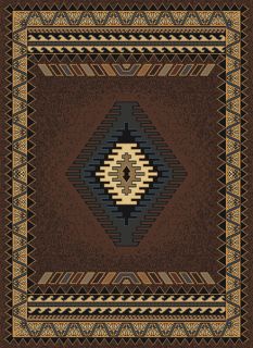   southwestern APACHE style NATIVE american GEOMETRIC carpet AREA rug