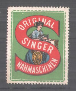 Original Singer Nähmaschine Sewing Machine Dressmaker Girl at Work 