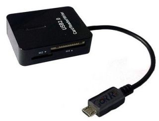 Micro USB OTG Phone Card Reader 5 in 1 For Samsung Galaxy S II S 2 