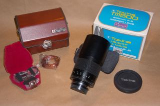 Tokina 500mm Mirror Lens for Pentax K Mount Manual Focus Telephoto 